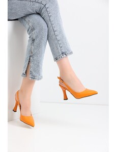 en7 Oranžová dámska klasická obuv 4230