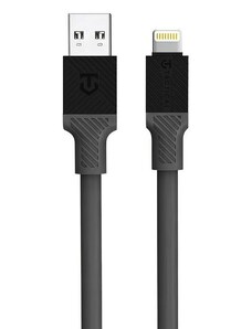 Tactical Fat Man kábel USB-A/Lightning - 1m - Sivá KP31181