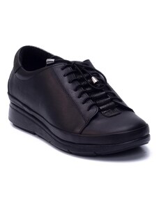 en7 Čierne dámske topánky z pravej kože 4500