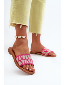 Kesi Fuchsia Traivea Women's Flat Slippers