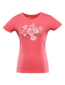 Women's quick-drying T-shirt ALPINE PRO NEGA calypso coral variant pb