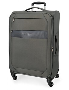JOUMMA BAGS Textilný cestovný kufor ROLL ROAD ROYCE Grey / Sivý, 76x48x29cm, 93L, 5019322 (large)