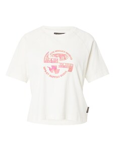 NAPAPIJRI Tričko 'S-ABERDEEN' ružová / pitaya / biela