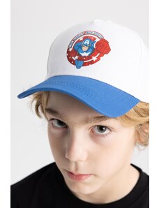 DeFacto Chlapčenská basketbalová čiapka Marvel Avengers z bavlny s potlačou