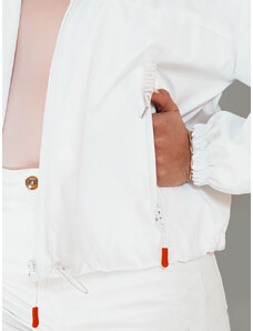 ALONDRASS Women's Transitional Jacket White Dstreet