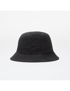 Klobúk Nike Apex Corduroy Bucket Hat Black/ Black