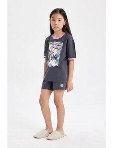 DeFacto Dievčenské pyžamo Disney Mickey Minnie s krátkym rukávom a šortkami C2960a824sm