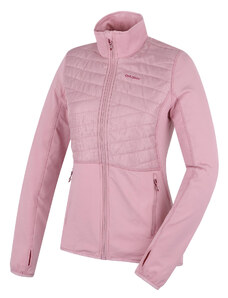 Women's Zip-Up Sweatshirt HUSKY Airy L faded pink