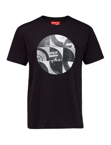 Men's T-shirt CCM NOSTALGIA PUCKS S/S TEE SR Black
