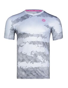 Men's T-shirt BIDI BADU Kovu Tech Tee White/Grey XL
