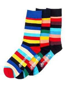 Ponožky Meatfly Regular Stripe socks - S19 Triple pack