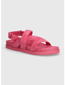 Semišové sandále Gant Mardale dámske, ružová farba, 28503594.G597