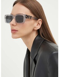 Off-White Slnečné okuliare Answear Lab dámske, šedá farba, OERI125_540907