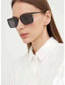 Slnečné okuliare Off-White dámske, čierna farba, OERI121_561007