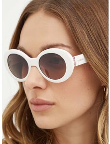 Slnečné okuliare Guess dámske, béžová farba, GU7904_5121F