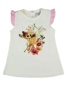Dievčenská tunika s krátkym rukávom Bambi