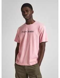 Pánske tričko Clifton 1/2 - Pepe Jeans - ružová - PEPE JEANS