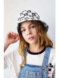 DeFacto Dievčatko Disney Mickey & Minnie vzorovaný klobúk Gabardine Bucket C0596a824sm