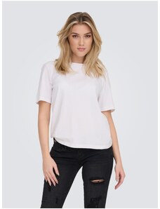 White women's basic T-shirt ONLY Only - Women