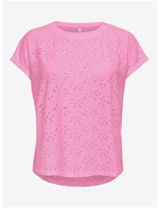 Pink women's T-shirt ONLY Smilla - Women