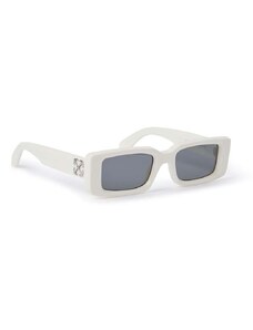 Slnečné okuliare Off-White dámske, biela farba, OERI127_500107
