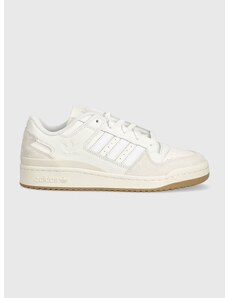 Kožené tenisky adidas Originals Forum Low ID6858-white, biela farba