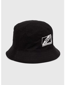 Bavlnený klobúk Vans čierna farba, bavlnený