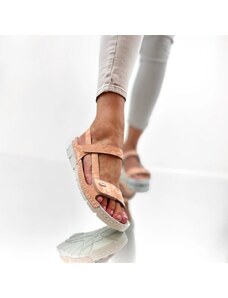 Dámske kožené ružové sandále BATZ MIRI