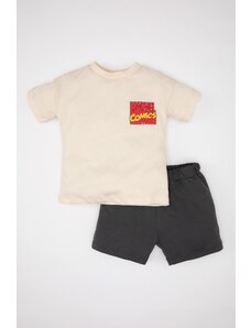 DeFacto Baby Boy Marvel Comics tričko s krátkym rukávom, 2-dielna súprava C6008a524sm