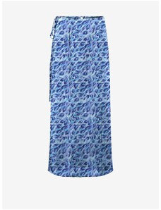 Blue women's patterned maxi skirt ONLY Nova - Women