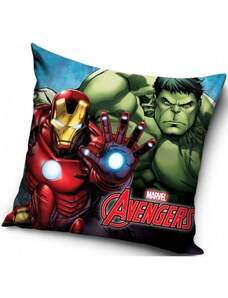 Carbotex Povlak na vankúš Avengers - Iron Man a Hulk - 40 x 40 cm