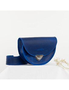 Ammyla Kožená kabelka Daphne Raw (crazy modrá)