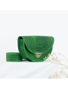 Ammyla Kožená kabelka Daphne Raw (crazy zelená)