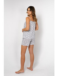 Italian Fashion Dámske pyžamo Maribell s úzkymi ramienkami, krátke nohavice - potlač