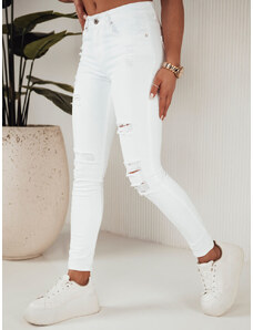 NOEL dámske džínsové nohavice biele Dstreet UY1871