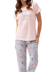 Dámske pyžamo 641 ružové - Luna