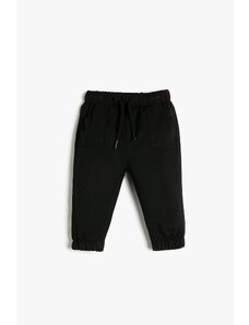 Koton Jogger Pants with Tie Waist Elasticated Pockets