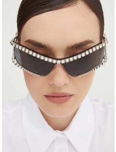 Slnečné okuliare Swarovski MATRIX dámske, čierna farba