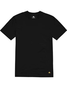 tričko EMERICA - Micro Triangle Tee Black (001) veľkosť: L
