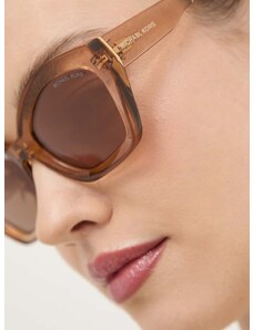 Slnečné okuliare Michael Kors BEL AIR dámske, hnedá farba, 0MK2209U
