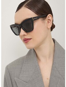 Slnečné okuliare Michael Kors DUBAI dámske, čierna farba, 0MK2211U