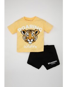 DeFacto Chlapčenské tričko Tiger s krátkym rukávom, 2-dielna súprava C5852a524sm