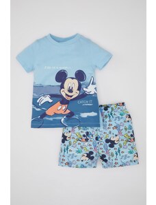 DeFacto Chlapček Disney Mickey & Minnie Tričko Šortky s krátkym rukávom 2-dielna sada B9666a524sm