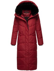 NAVAHOO Zimný kabát 'Hingucker XIV' rubínová / čierna