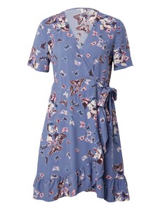 ONLY Letné šaty 'ONLELISABETH' modrosivá / černicová / ružová / biela