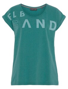 Elbsand Tričko svetlomodrá / petrolejová