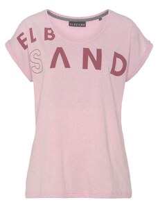 Elbsand Tričko s ružovými fľakmi / červená