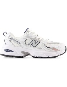 Detské topánky New Balance GR530SB1 – biele