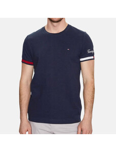 Pánské modré piké triko Tommy Hilfiger 55885