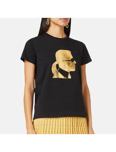 Dámské černé triko Karl Lagerfeld 55893
